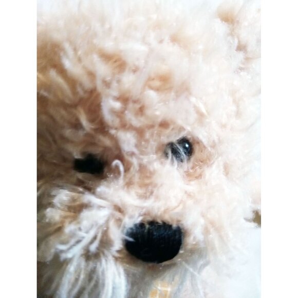 Ganz Plush Bear Orange Ribbon Murdoch Tan 12 Inch Stuffed Animal Vintage H14182 - Picture 3 of 12